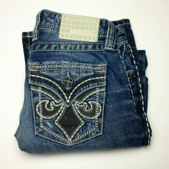 Affliction Other - Affliction Black Premium BLAKE Denim Blue Jeans